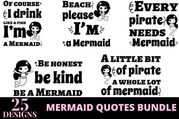 25 Mermaid Quotes Bundle Review for Local Brands