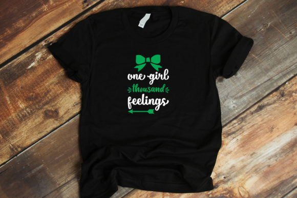 Baby Funny Design One Girl Thousand Fe: Graphics for T-Shirt Designs