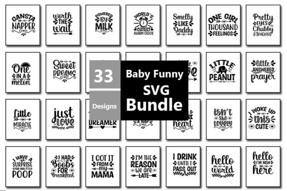 Baby Funny SVG Bundle: A Graphic Design Asset for Crafts