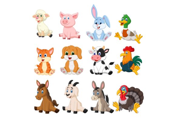 Cartoon Farm Animals Bundle Review