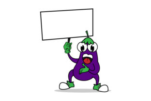 Funny Eegplant Graphics and Illustrations Review